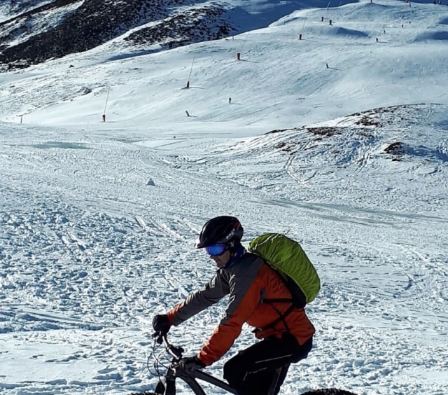  Ciclismo de cerro en pleno invierno 