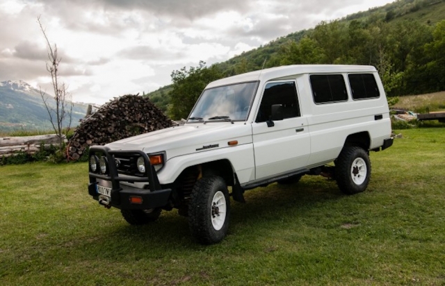 Camicrema a bordo de un 4x4