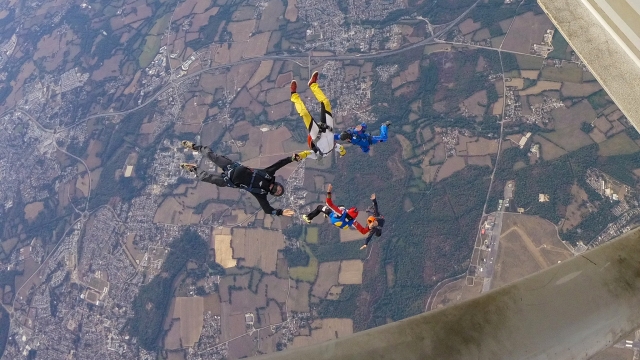  Nuestros instructores se divierten en los cielos bretones 