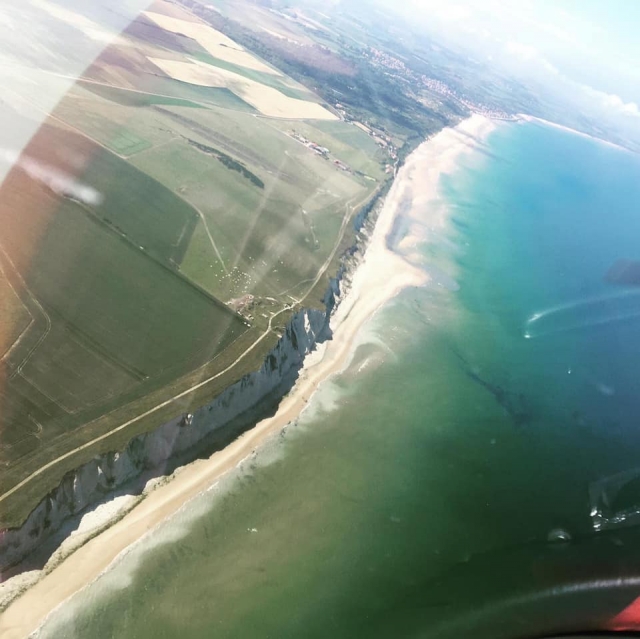  Vista de la bahía de Cap Blanc Nez 