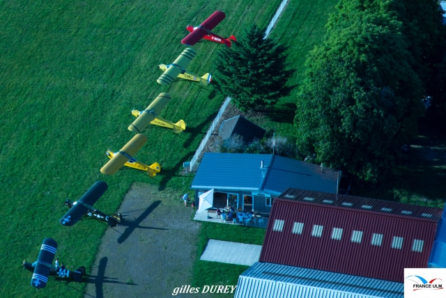Una variedad de aviones 