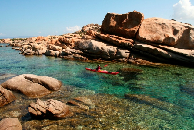  Kayak de mar en Córcega 