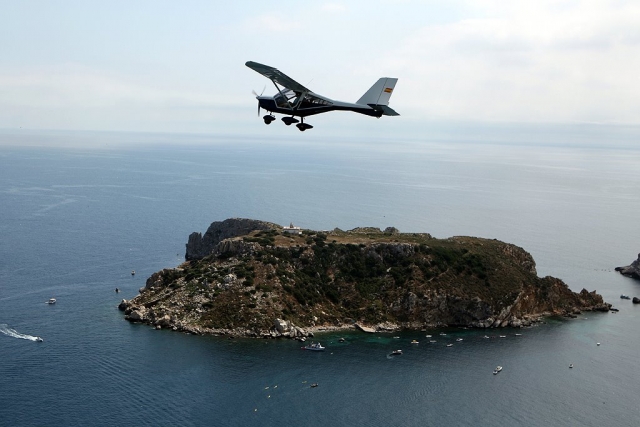  Vuelo sobre una isla 