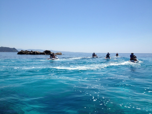 Paseo en jet ski en Porticcio