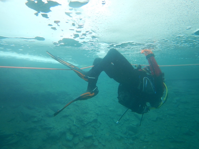  Algunas acrobacias bajo el agua 