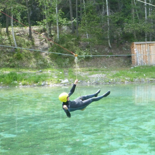 Tirolesa en Val-Cenis 