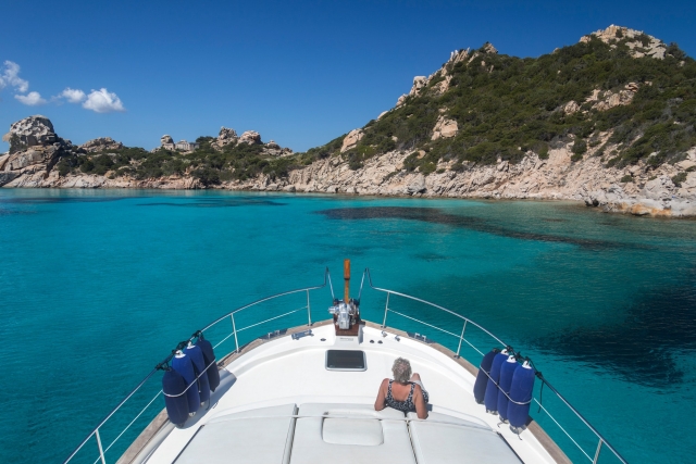  Paseo en barco en Córcega 