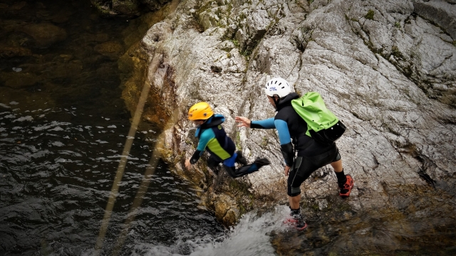  Barranquismo sensacional en Ardèche 
