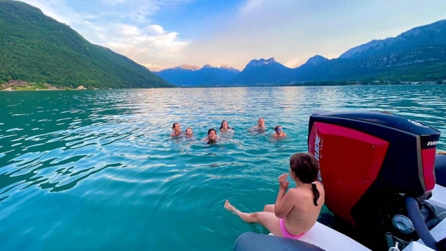  Tiempo de relax en el lago de Annecy