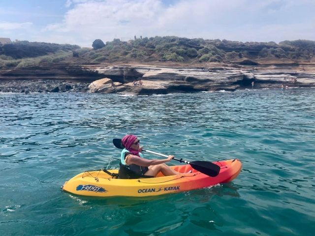  Viaje en kayak monoplaza en Cap d 'Agde 