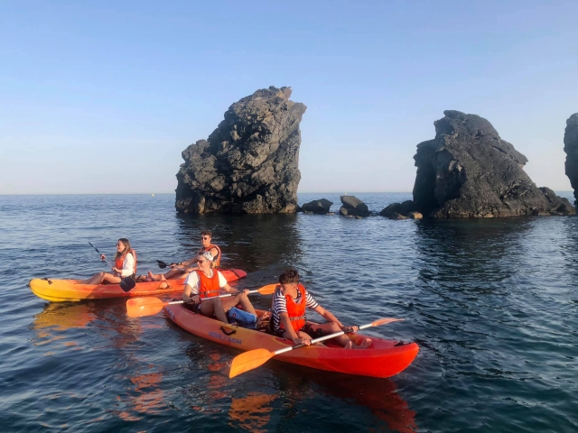 Viaje en kayak para descubrir los acantilados de Cap d'Agde 