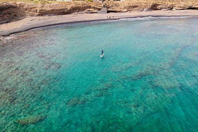  Solo en el lugar Natura 2000 de Cap d'Agde a bordo de SUP 