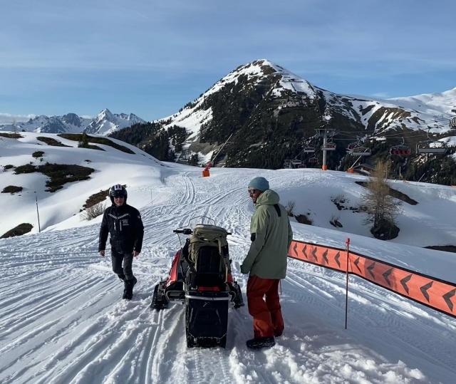  En las pistas de La Plagne