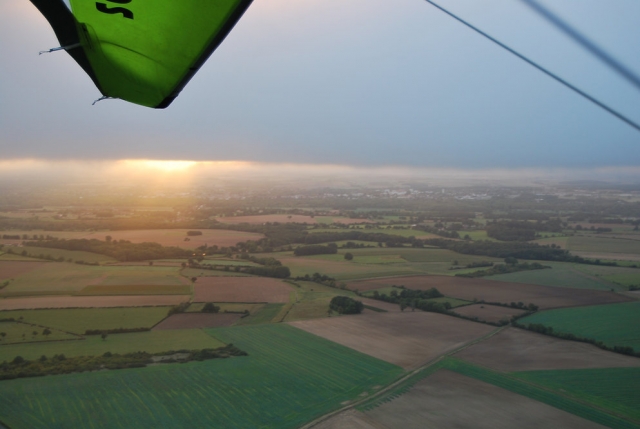 Vuelo al final del día 