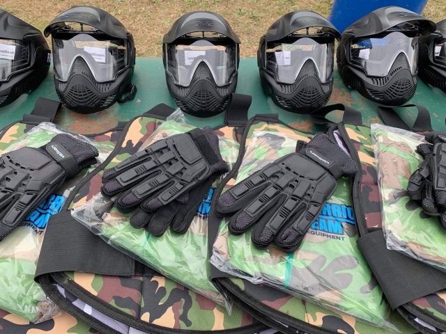  Equipo de gotcha a su disposición 