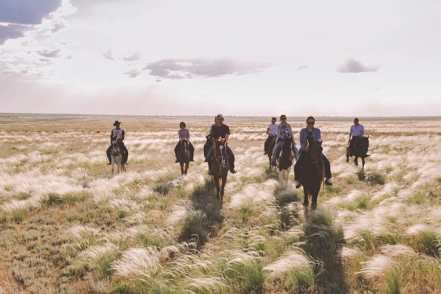  Pbaños a caballo en el campo 