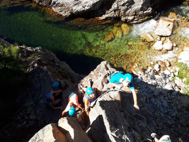  Vía ferramarra al borde del río 