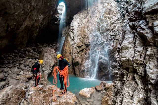  Preparación para el rápel 
