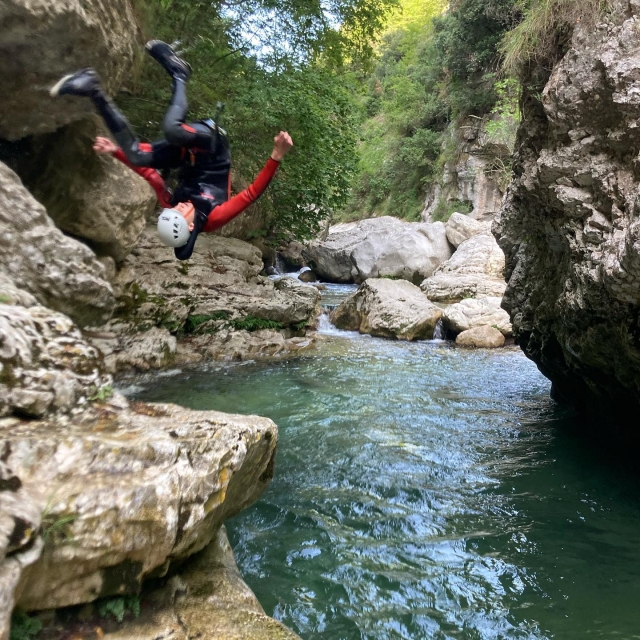 Instructor de barranquismo especializado en Alsacia 