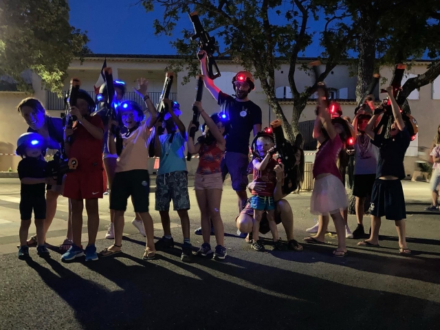  Laser Tag de noche 