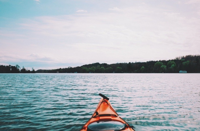 Vista desde el kayak 