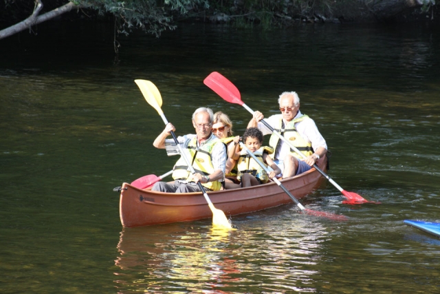  Sesión de piragua en familia 