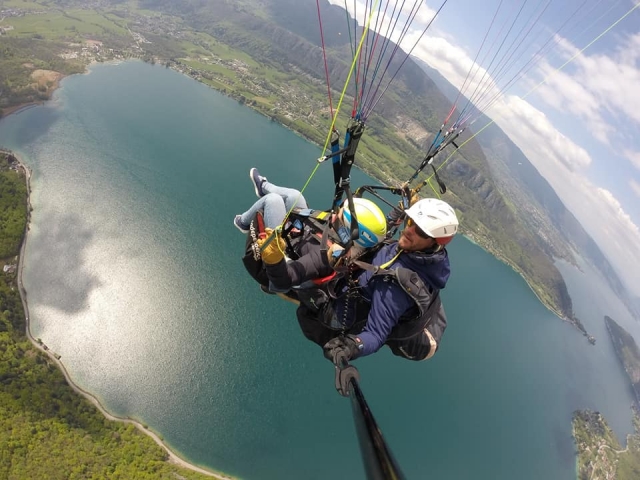  Vuelo en parapenle en verano 