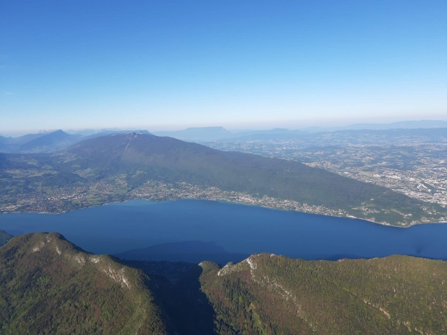  Vista aérea de la Alta Saboya 
