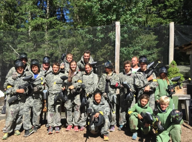 Equipo de jugadores de gotcha 