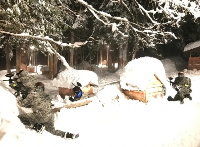  Salón infantil nevado 