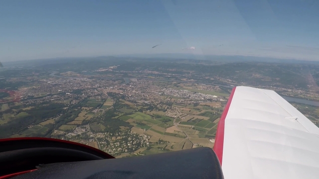  Vuelo en avión en Lyon 