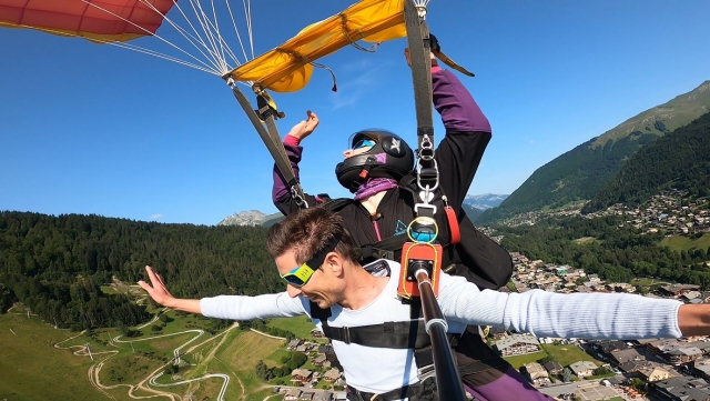  Vuelo en paracaídas en Samoëns 