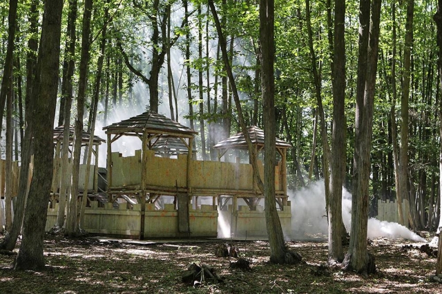  Terreno preparado para airsoft 