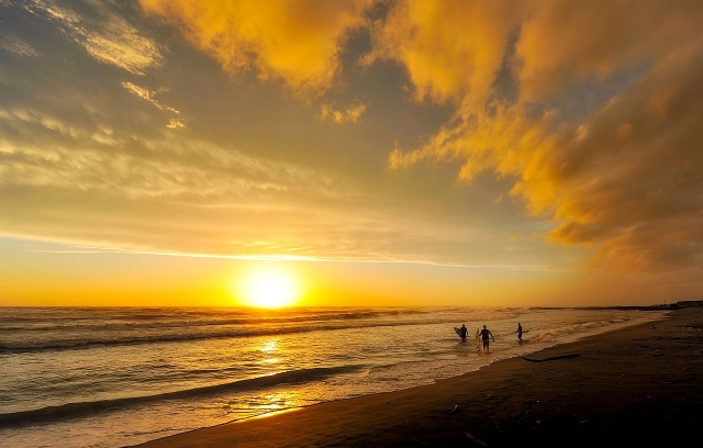  Fin de la sesión de surf 