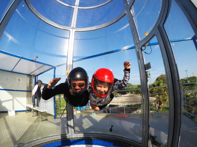  ¡Caída libre como dúo! 