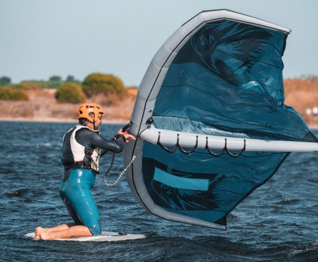  Wing foil en mar abierto 