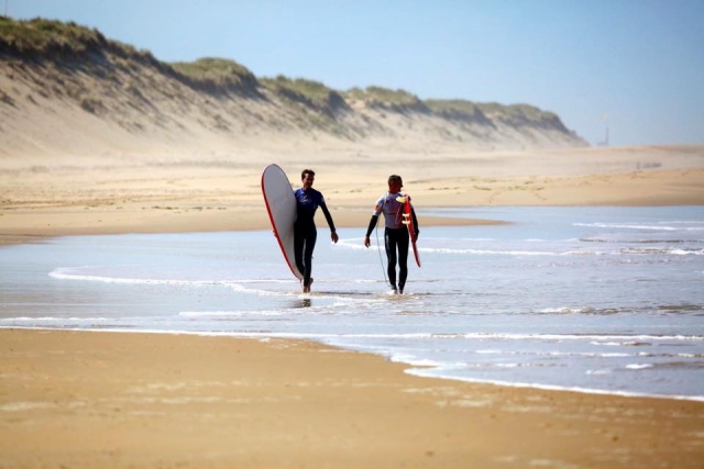 Surfeando en Palmyre 