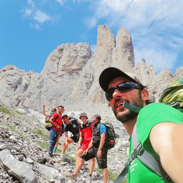  Camicrema en grupo en el Pirineos Atlánticos