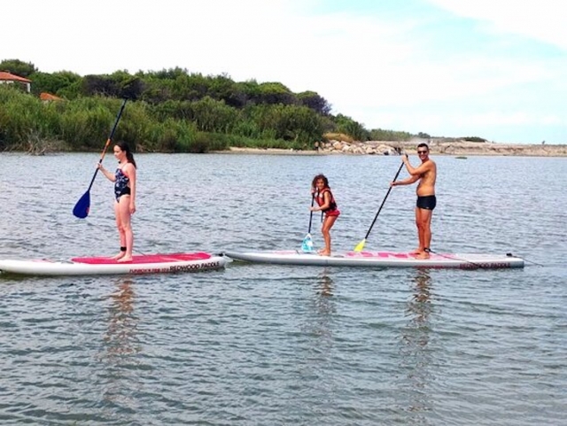  Momento de relax sobre un remo 