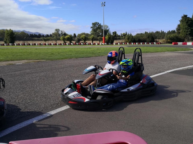  biplace de kart para una sesión con dos 