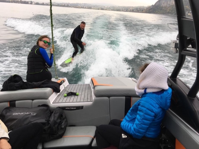  Inicio del wakesurf. 