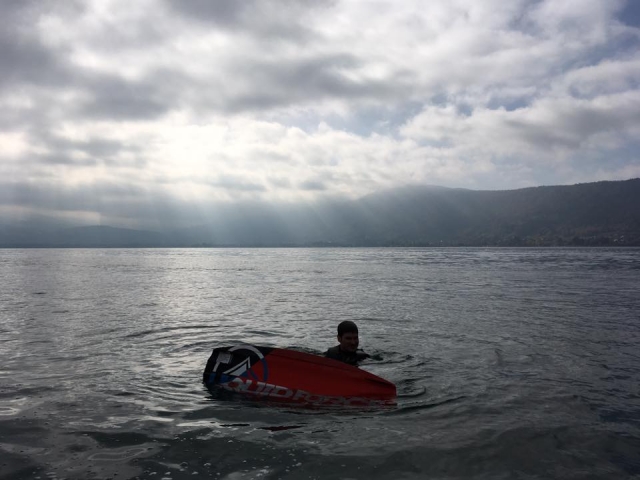  Descanso en el agua esperando el barco 