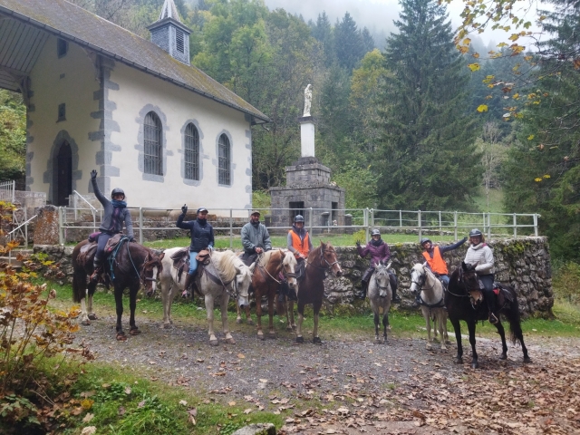  Salida para subir a caballo 