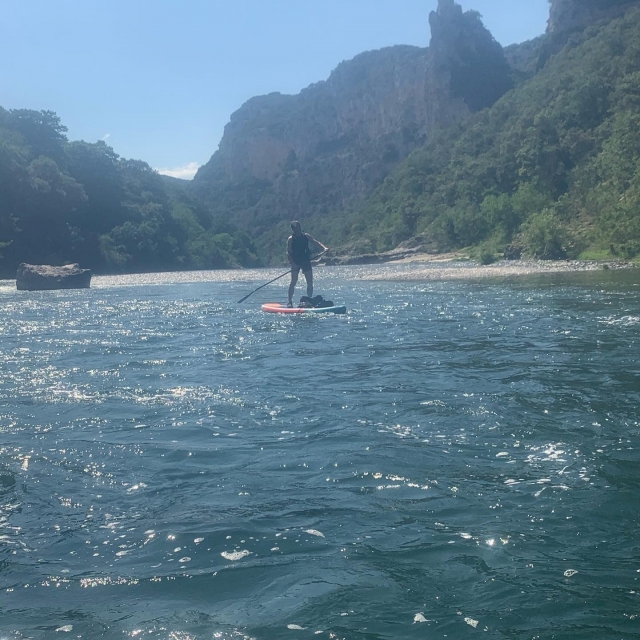  Sesión de Paddle Surf en el Ardèche 