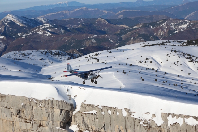  Iniciación en avión duranle el invierno 