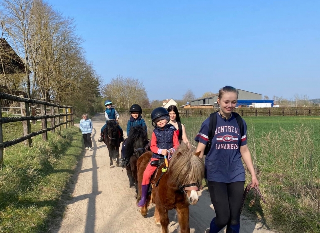  Paseo en pony para los más pequeños 