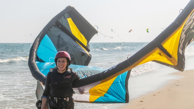  Iniciación al kitesurf en Vendée 