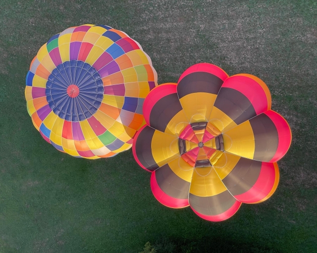  Vista de los otros globos aerostáticos 