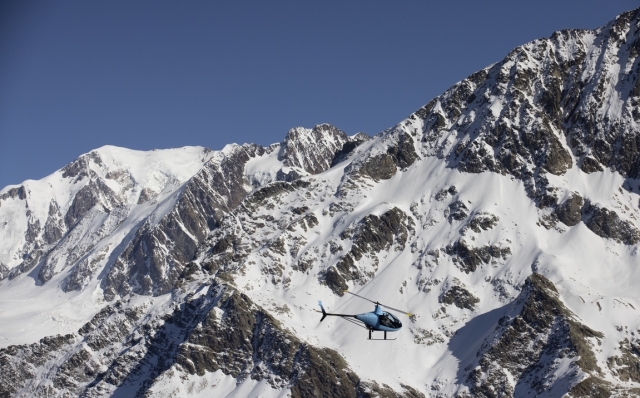  Vuelo en helicóptero en invierno 