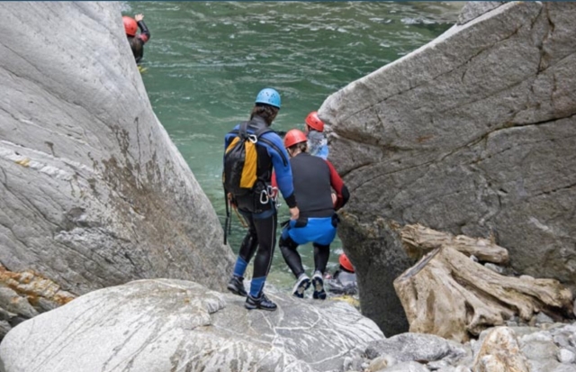  Descenso en barranquismo barranquismo del Cañón de Barberine 